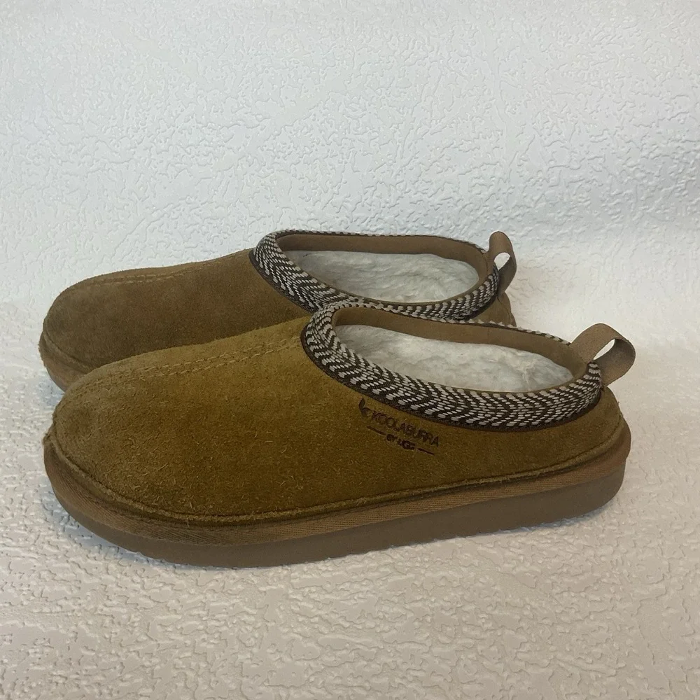 Koolaburra by UGG 1159670K Chestnut BURREE SLIPPERS Faux Fur Lining 4
